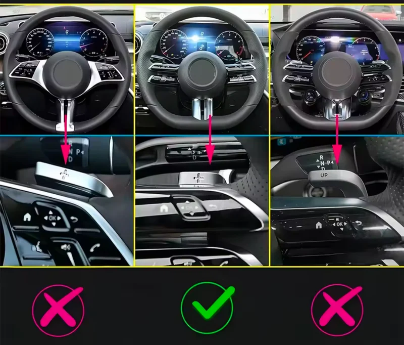 Extensions Palettes au Volant Performance Mercedes Classe C W206