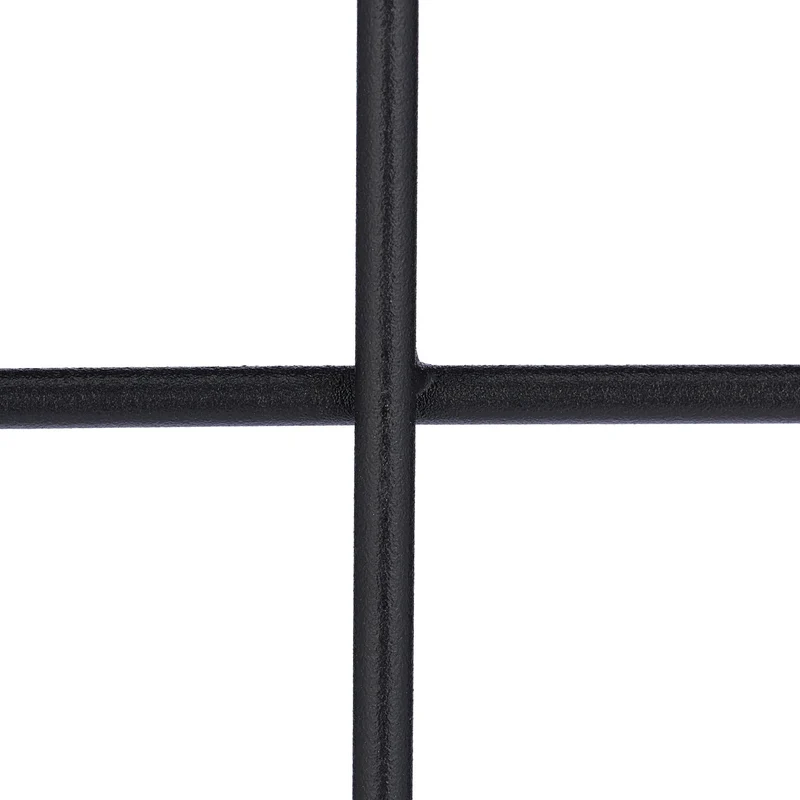 Treillis à plantes grimpantes design classique jardin 150 x 60 x 1 cm en acier noir 13_0016802