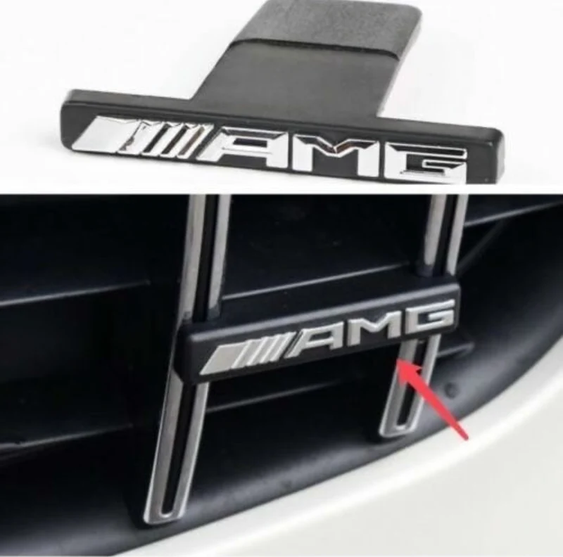 Logo Calandre Mercedes AMG Panamericana Chrome