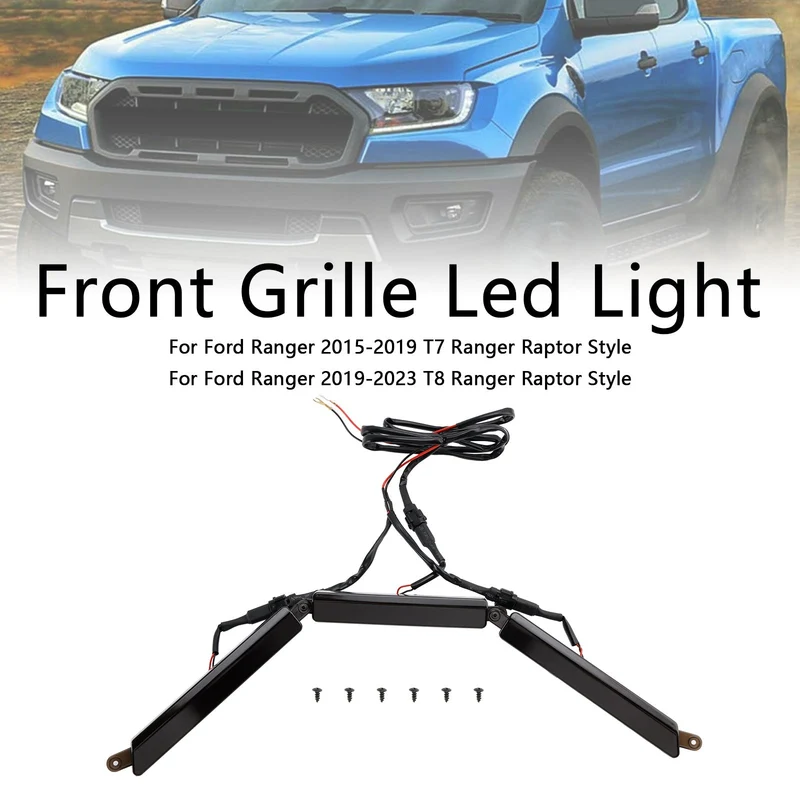 Calandre Pare-Chocs Avant Éclairage LED Ford Ranger 2015-2023