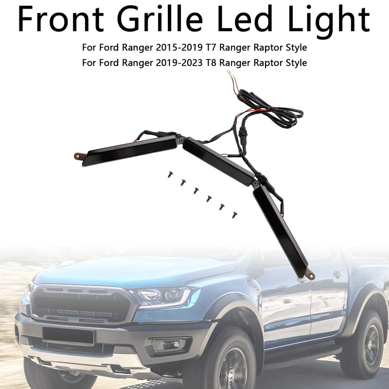 Calandre Pare-Chocs Avant Éclairage LED Ford Ranger 2015-2023