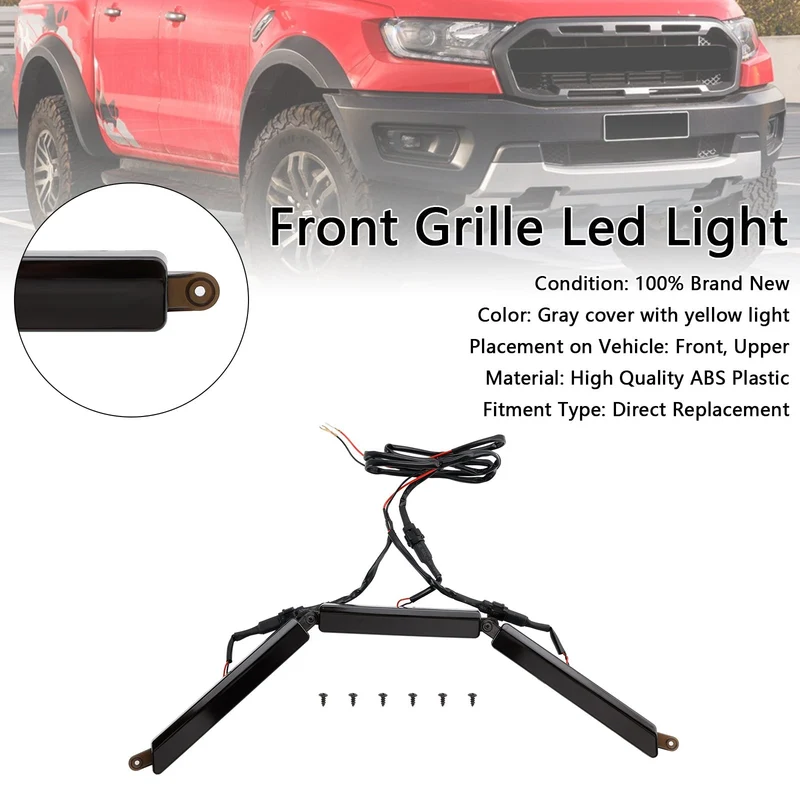 Calandre Pare-Chocs Avant Éclairage LED Ford Ranger 2015-2023
