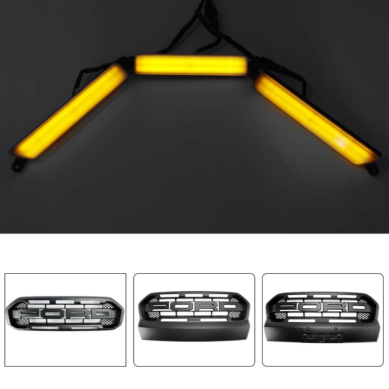 Calandre Pare-Chocs Avant Éclairage LED Ford Ranger 2015-2023