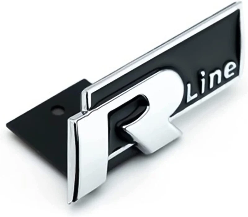 Logo de Calandre Volkswagen R-Line avec Bande Adhésive