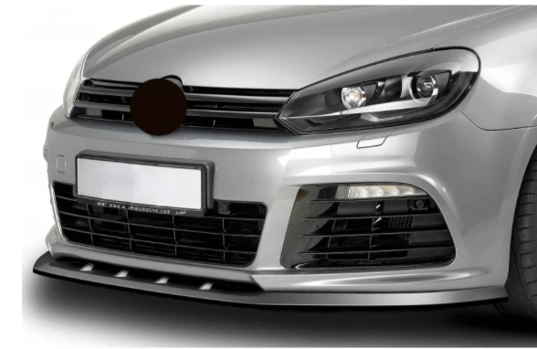 Rajout De Pare Choc Volkswagen Golf 6 R Noir Brillant