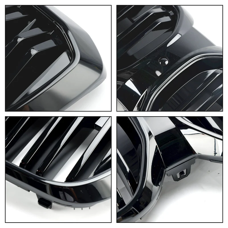Calandre BMW iX3 G08 LCI Double Lamelles Noir Brillant 2022