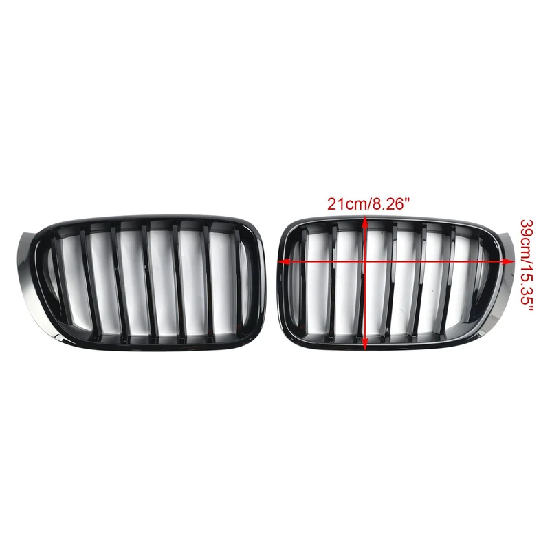 Grille BMW X3 F25 X4 F26 Noir Brillant Facelift 2014-2017