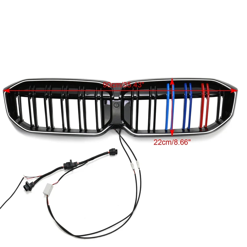Calandre M Double Ligne BMW Série 3 G20 G28 Noir 2023-2024