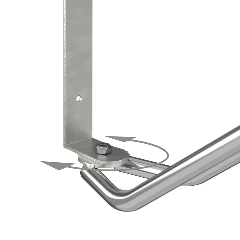 Lot de 2 supports muraux pour vélo pratique rangement économique garage 32,5 x 9 x 29,5 cm en acier argenté 13_0016100