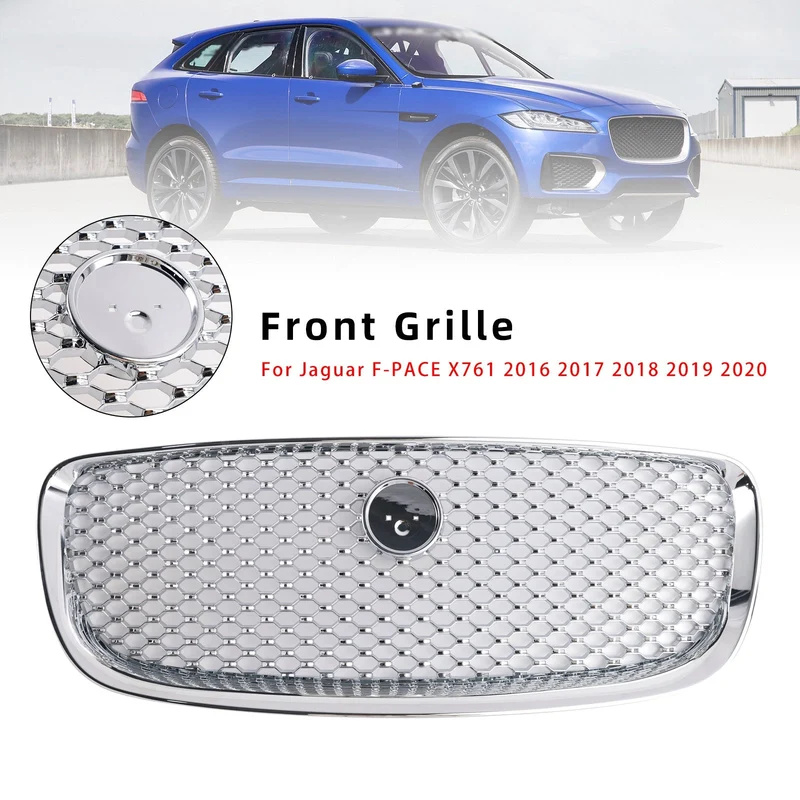 Grille Pare-Chocs Avant Chromée Jaguar F-PACE X761 2016-2020