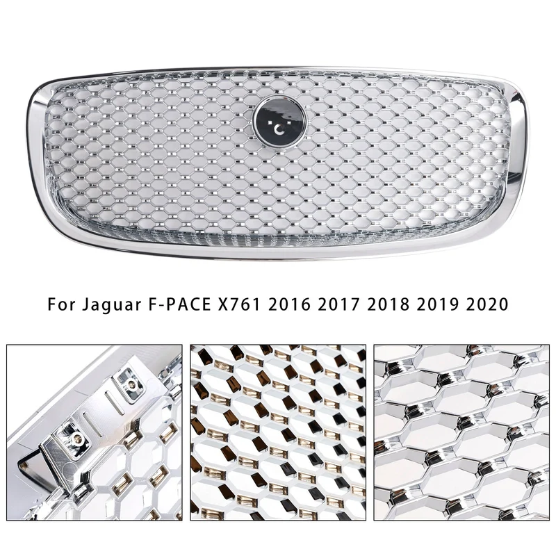 Grille Pare-Chocs Avant Chromée Jaguar F-PACE X761 2016-2020