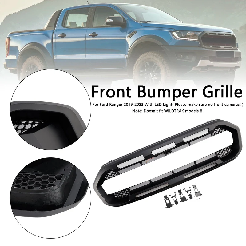 Grille Pare-Chocs Avant Style Raptor Ford Ranger 2019-2023