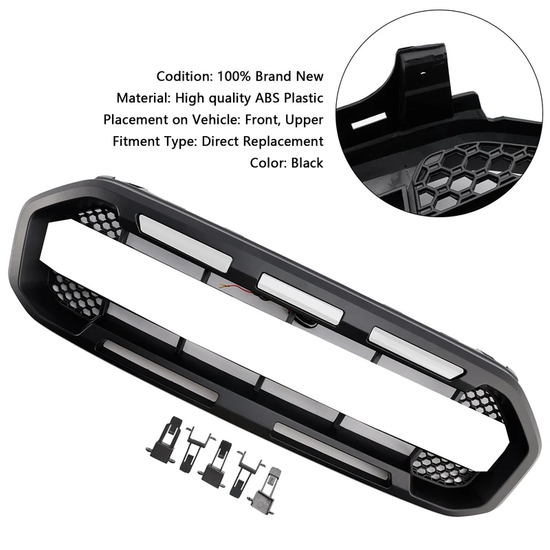 Grille Pare-Chocs Avant Style Raptor Ford Ranger 2019-2023