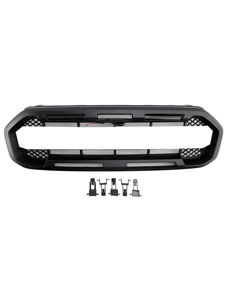 Grille Pare-Chocs Avant Noire Style Raptor Ford Ranger 2019-2023