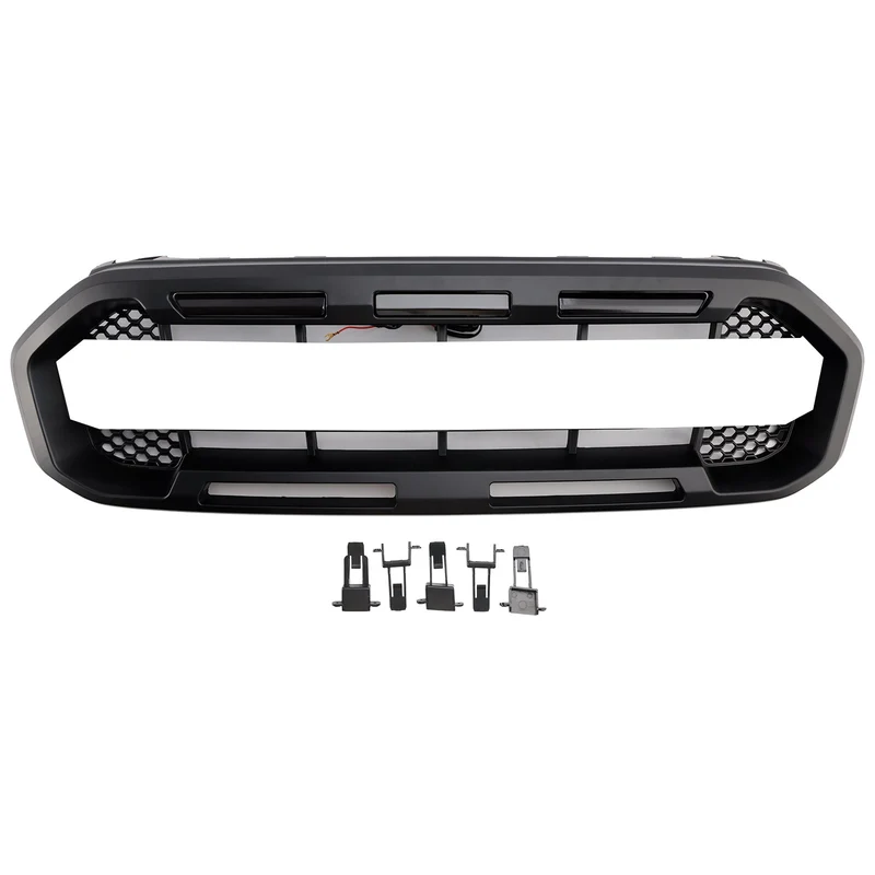 Grille Pare-Chocs Avant Noire Style Raptor Ford Ranger 2019-2023