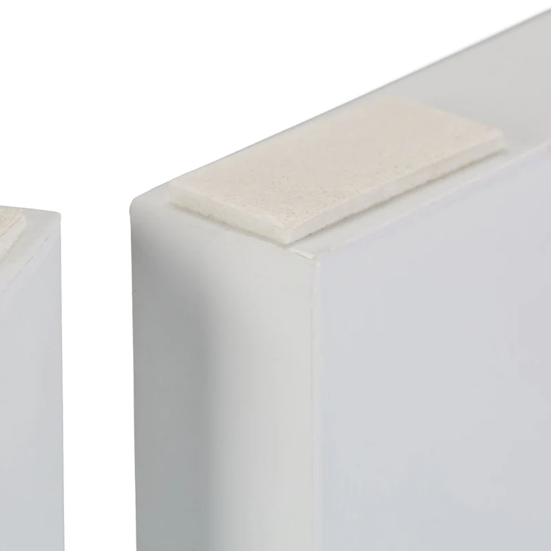 Barrière de sécurité pliable pour chien escalier porte 91,5 x 103 x 2 cm installation flexible en MDF blanc 13_0015340