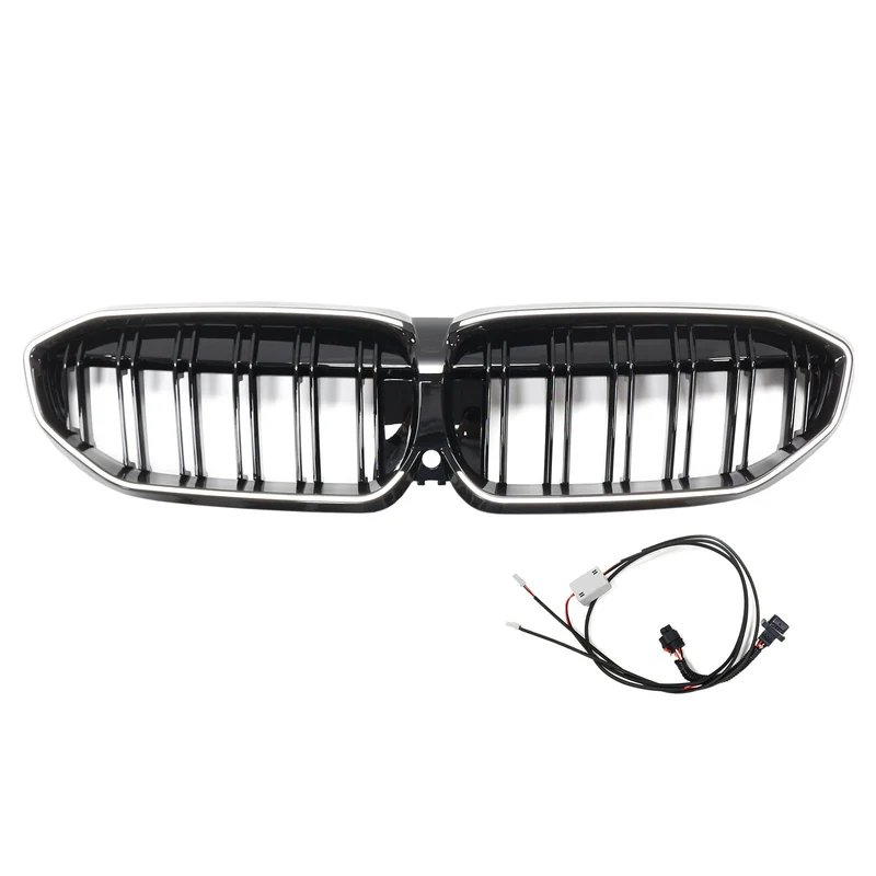 Calandre Double Lamelles BMW Série 3 G20 Noir 2019-2022