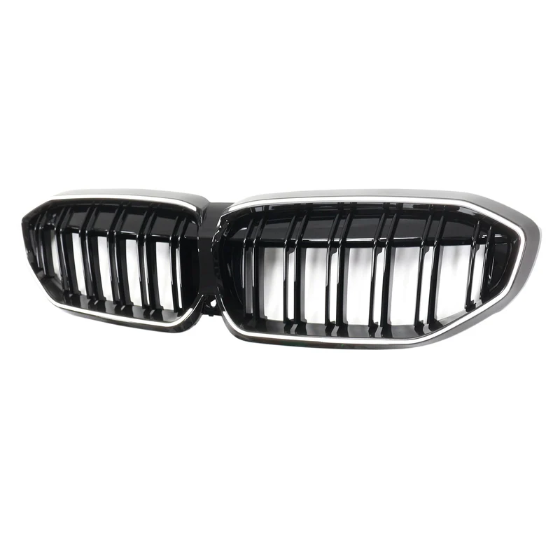 Calandre Double Lamelles BMW Série 3 G20 Noir 2019-2022