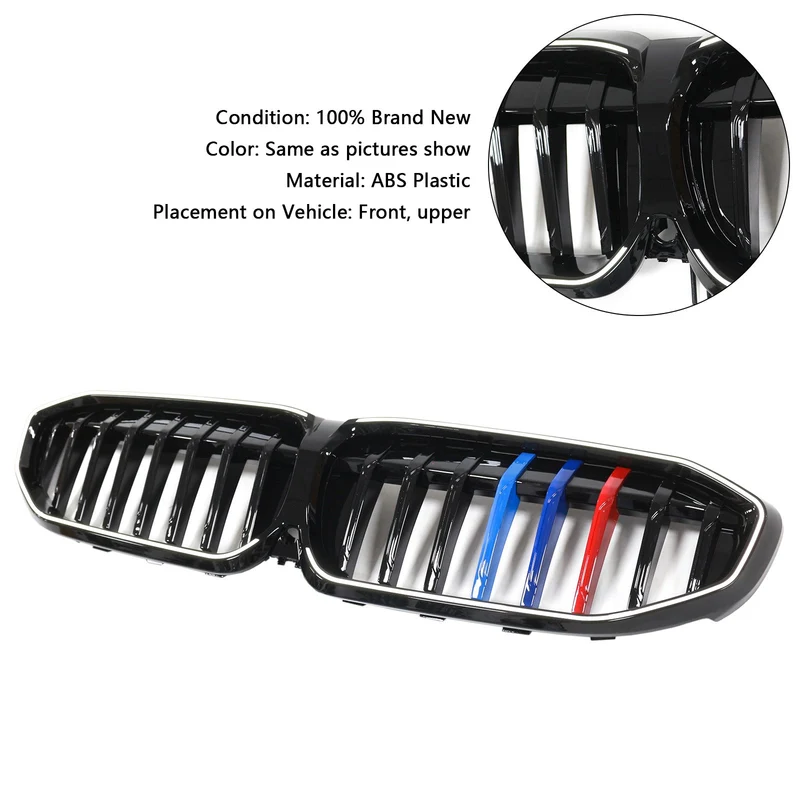 Calandre Style M BMW Série 3 G20 Noir 2019-2022