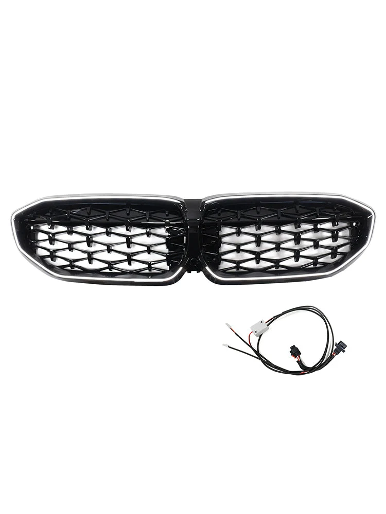 Grille Diamond Kidney BMW Série 3 G20 2019-2022 Noir