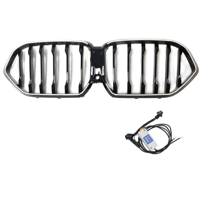 Grille BMW X6 G06 M60i Noir 2023-2025 Pare-Chocs
