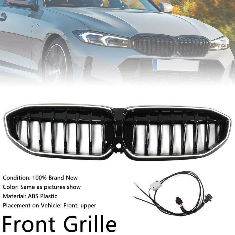 Grille BMW Série 3 G20 Noir Brillant 2019-2022