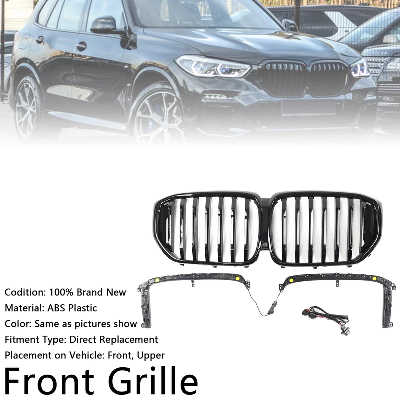 Calandre BMW X5 G05 M-Performance Noir 2019-2022