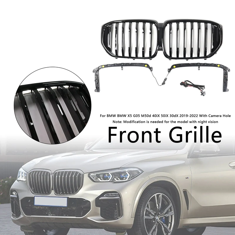 Calandre BMW X5 G05 M-Performance Noir 2019-2022