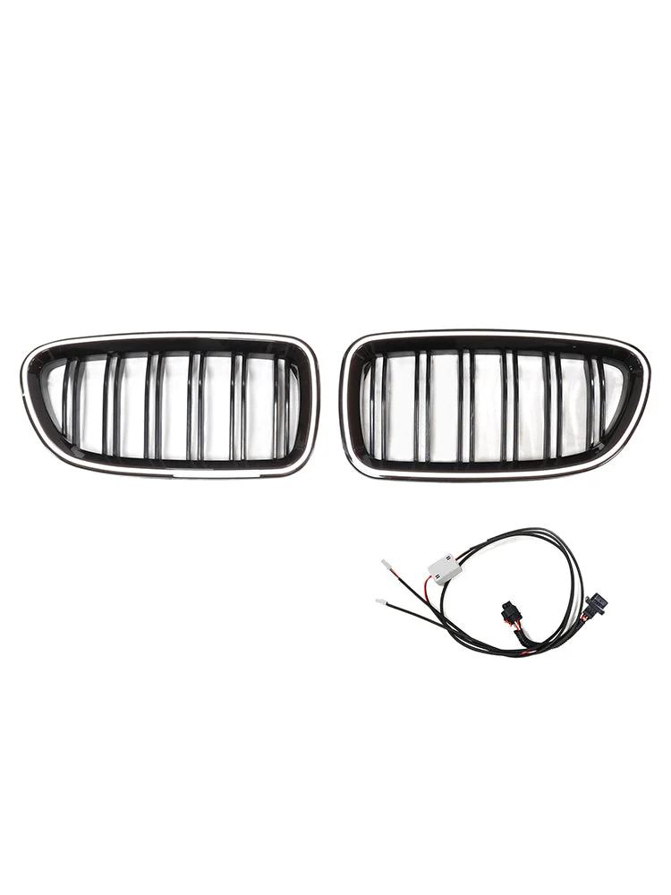 Calandre BMW Série 5 F10 F11 Touring Noir Brillant 2009-2017