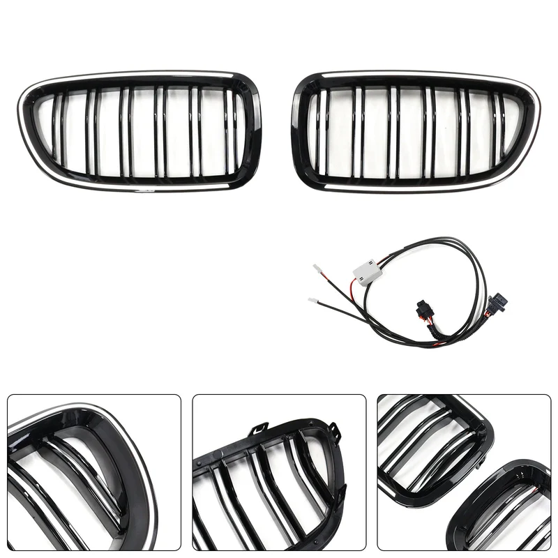 Calandre BMW Série 5 F10 F11 Noir Brillant Avant