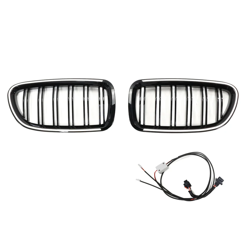 Calandre BMW Série 5 F10 F11 2009-2016 Noir Brillant