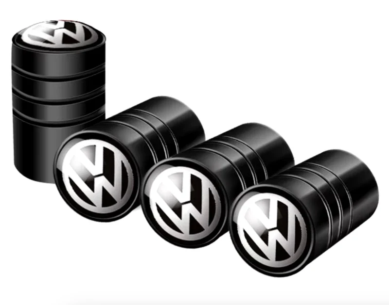 4x Bouchons de Valve VW Aluminium