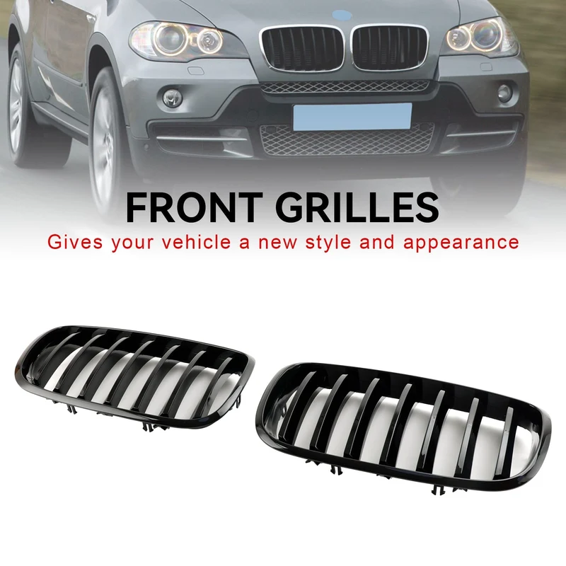 Calandre BMW X6 E71 Noir Brillant Sport 2007-2014