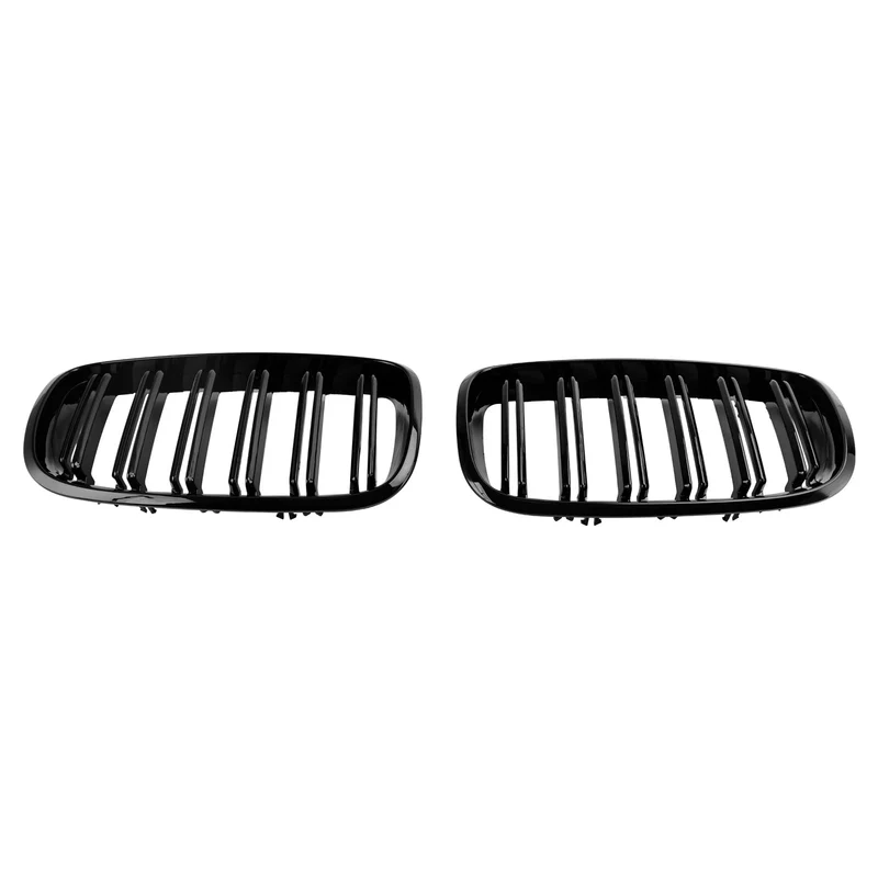Grilles Calandre BMW X5 E70 X6 E71 Noir Brillant 2007-2014