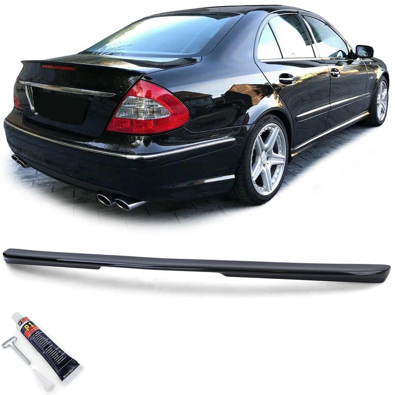 Aileron Coffre AMG Mercedes Classe E W211 Noir Brillant