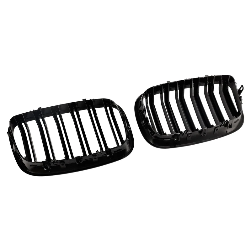 Grilles Calandre BMW X6 E71 E72 Noir Brillant 2007-2014