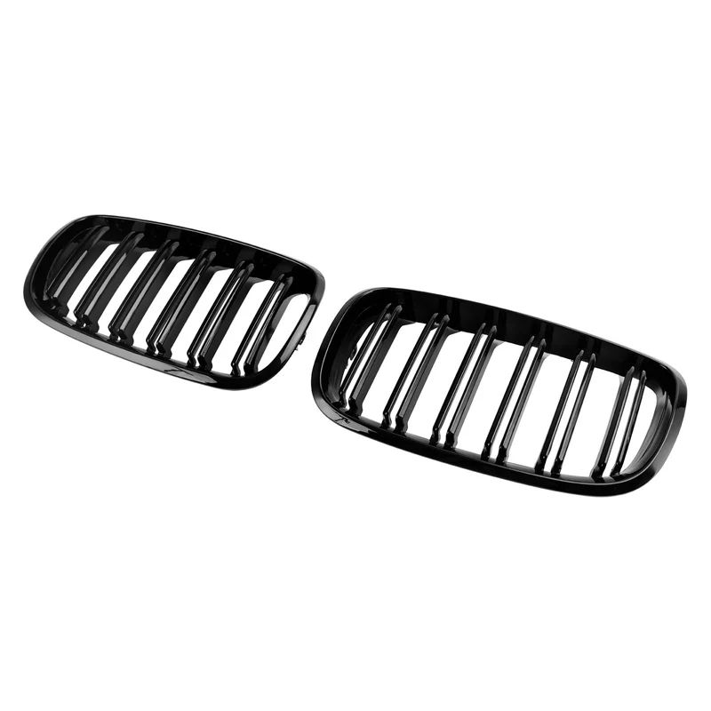 Grilles Calandre BMW X6 E71 E72 Noir Brillant 2007-2014