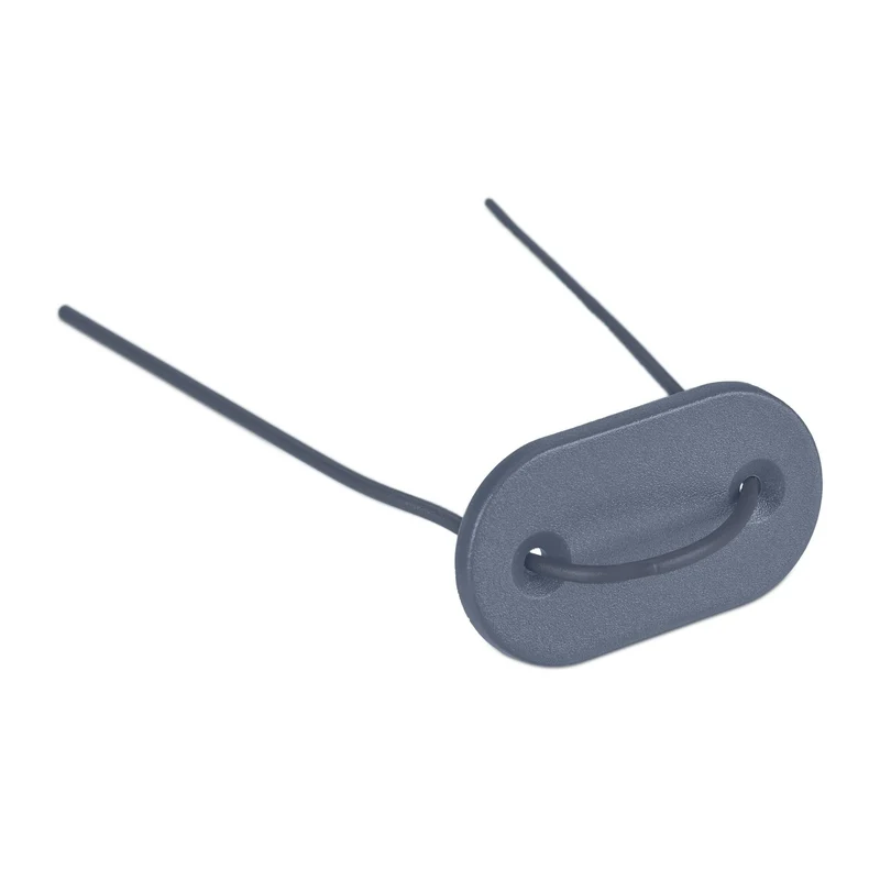 Lot de 52 attaches brise-vue pratique montages faciles jardin extérieur 15 x 0,1 cm en plastique gris 13_0012956