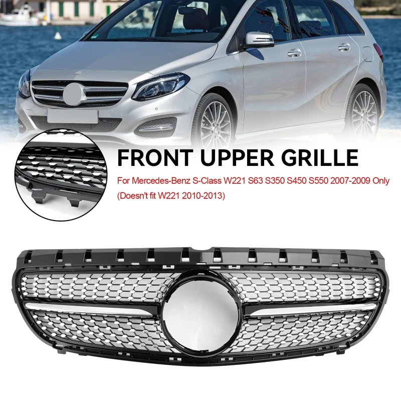 Grille Calandre Mercedes Benz Classe B W246 2015-2018 Lifting Noir