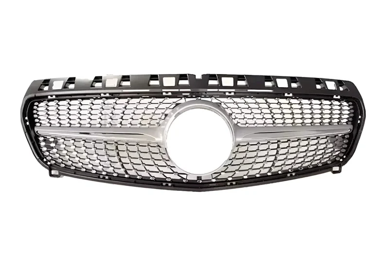 Calandre Diamant Mercedes Classe A W176 2013-2018 Noir Argent