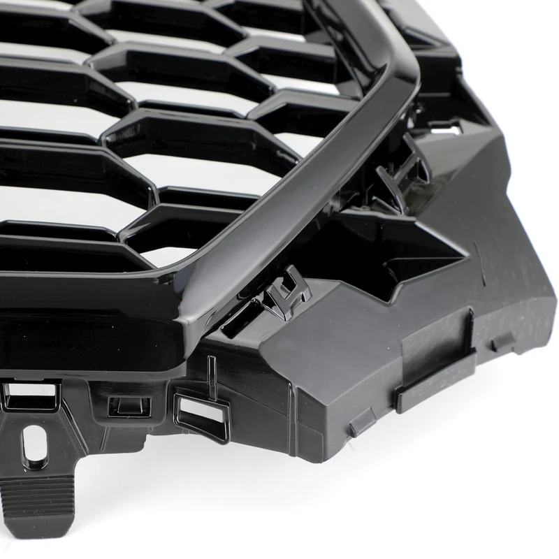 Grille de Calandre Hexagonale Style RS4 Noir pour Audi A4 S4 B9 2018-2019