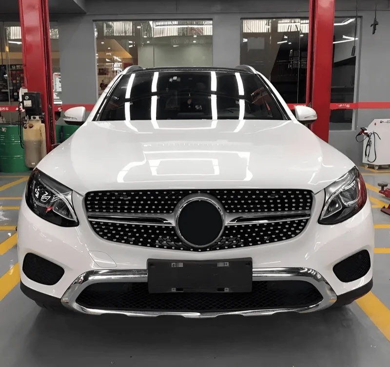 Calandre Diamant Mercedes GLC W253 Noir Argent 2015 2022