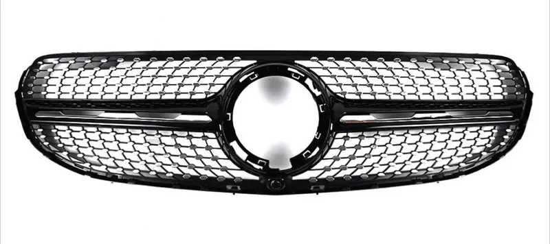 Calandre Diamant Mercedes GLC W253 Noir Argent 2015 2022
