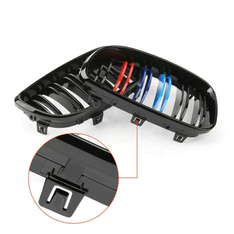 Calandre BMW E81 E82 E87 E88 M Noir Brillant 2008-2012