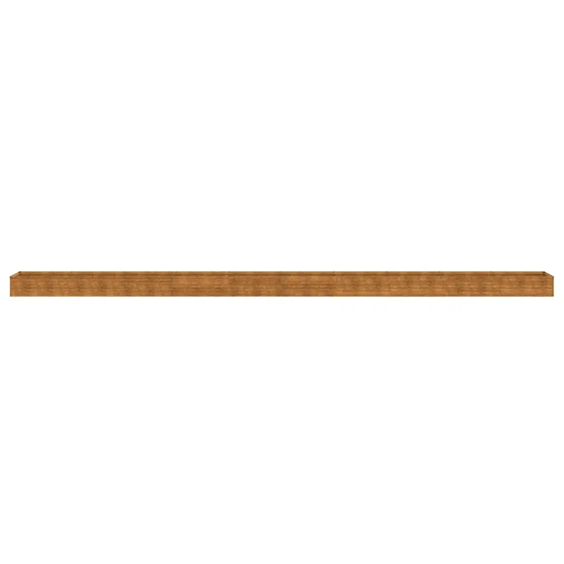 Lot de 1 lit surélevé de jardin décoratif 960 x 50 x 36 cm en acier corten marron 02_0046132