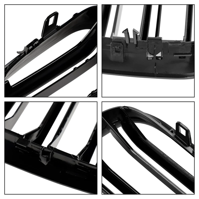Grilles Calandre BMW X5 E70 X6 E71 Noir 2007-2013