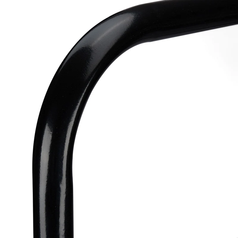 Chariot à bûches pratique pour transport et rangement 90 x 40 x 40 cm en acier noir 13_0010975