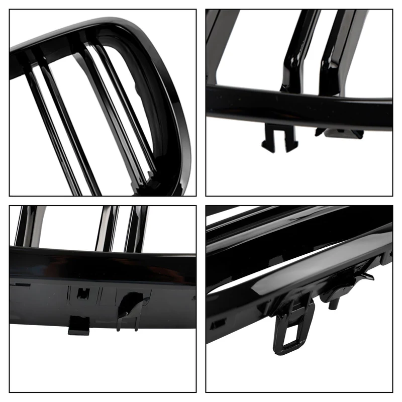 Calandre Pare-Chocs BMW X6 M E71 Noir Brillant 2009-2014