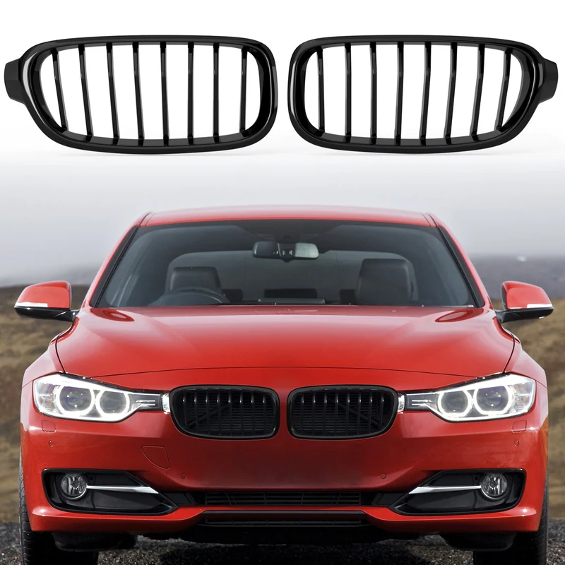 Grille BMW Série 3 F30 F31 F35 Noir Brillant 2012-2019