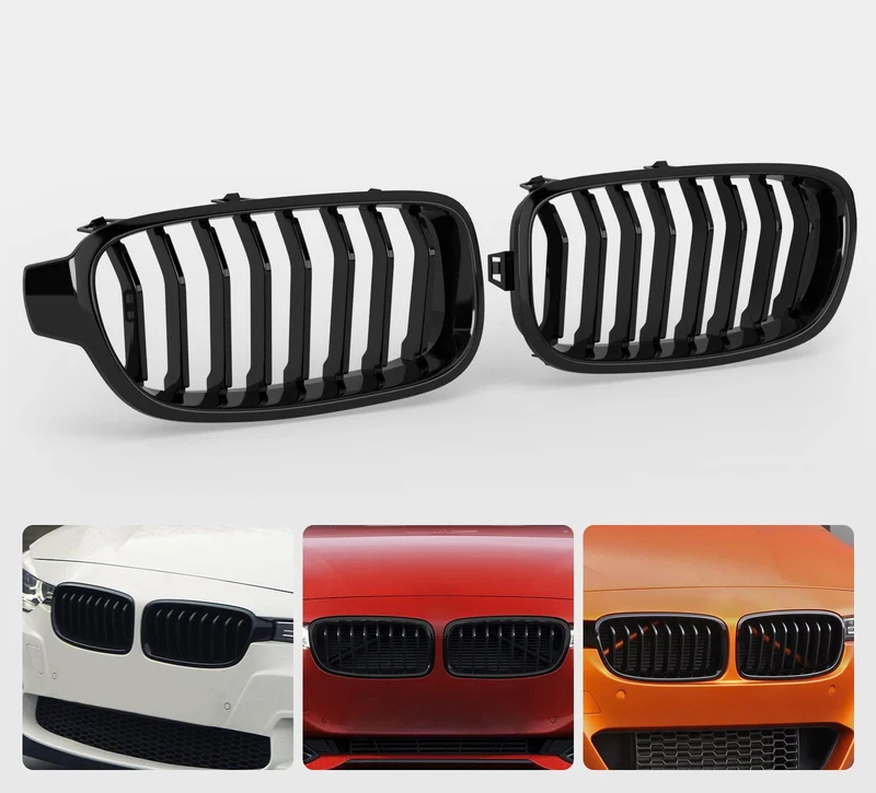 Grille BMW Série 3 F30 F31 F35 Noir Brillant 2012-2019